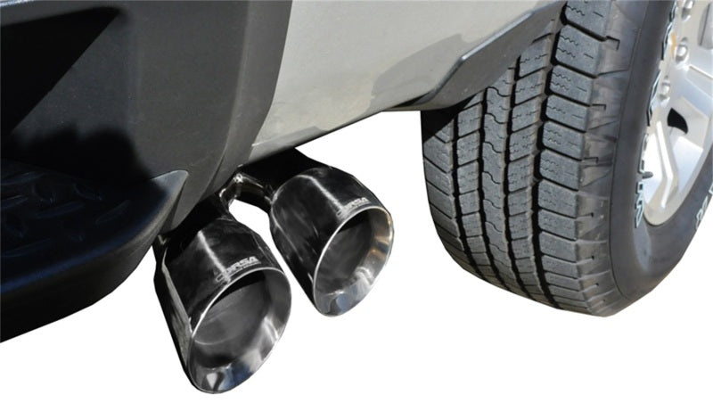 Corsa 14-19 GMC Sierra/Chevy Silv 1500 Crew Cab/Short Bed 5.3L V8 Polished Sport Single Side CB Exh - Burkken Auto Parts
