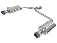 aFe Takeda 2.25-1.75in 304 SS Axle-Back Exh w/Blue Flame Tips 13-17 Honda Accord Sport Sedan I4-2.4L - Burkken Auto Parts