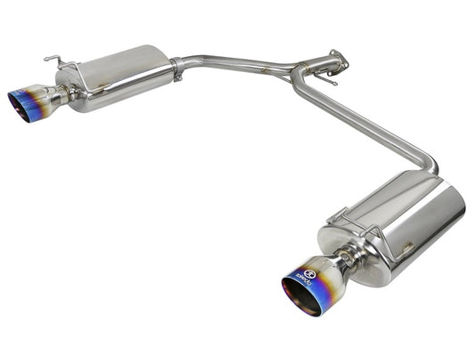 aFe Takeda 2.25-1.75in 304 SS Axle-Back Exh w/Blue Flame Tips 13-17 Honda Accord Sport Sedan I4-2.4L - Burkken Auto Parts