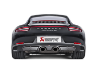Akrapovic 16-17 Porsche 911 Carrera S/4/4S/GTS (991.2) Slip-On Line (Titanium) w/ Titanium Tips - Burkken Auto Parts
