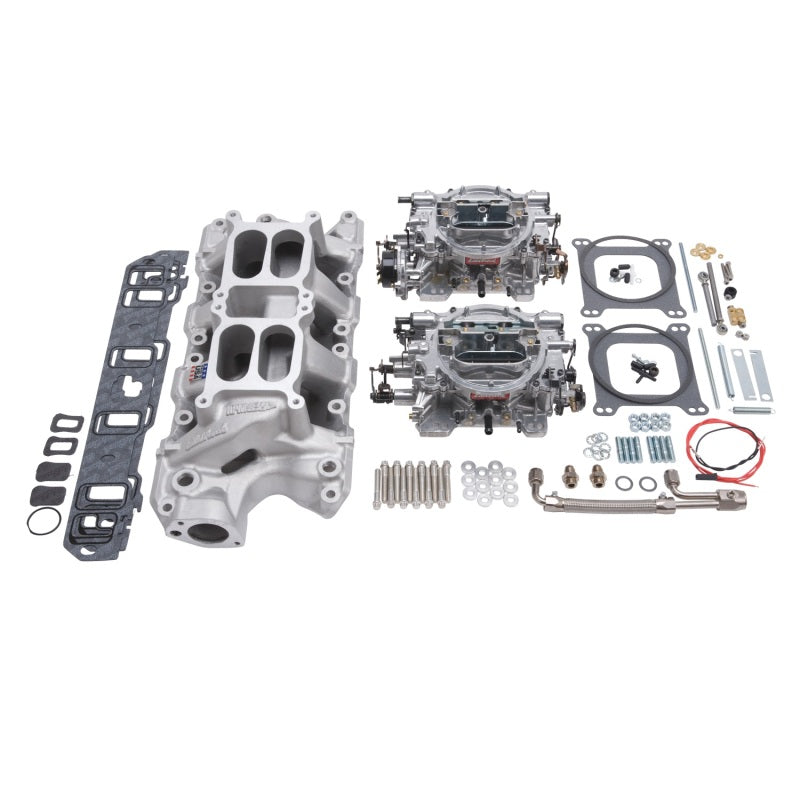 Edelbrock Dual Quad Kit RPM Air-Gap 289-302 Ford - Burkken Auto Parts