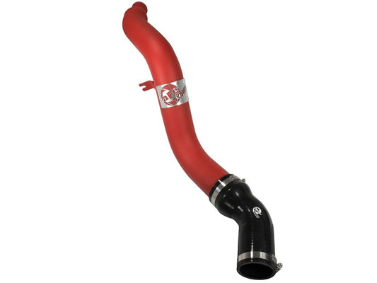 aFe BladeRunner Intercooler Tube Hot Side 3in Ram 1500 14-15 EcoDiesel V6-3.0L (td) - Red - Burkken Auto Parts