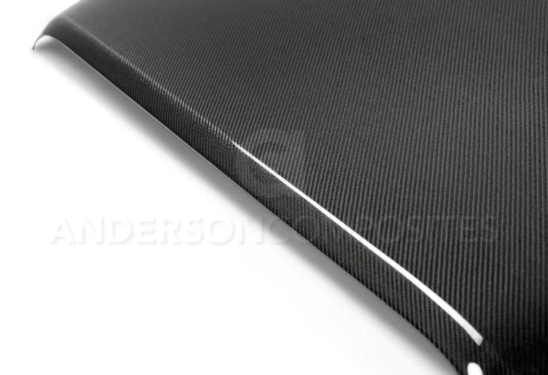 Anderson Composites 07-12 Jeep Wrangler Type-OE Hood - Burkken Auto Parts