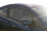AVS 12-15 Honda Civic Coupe Ventvisor Outside Mount Window Deflectors 2pc - Smoke - Burkken Auto Parts