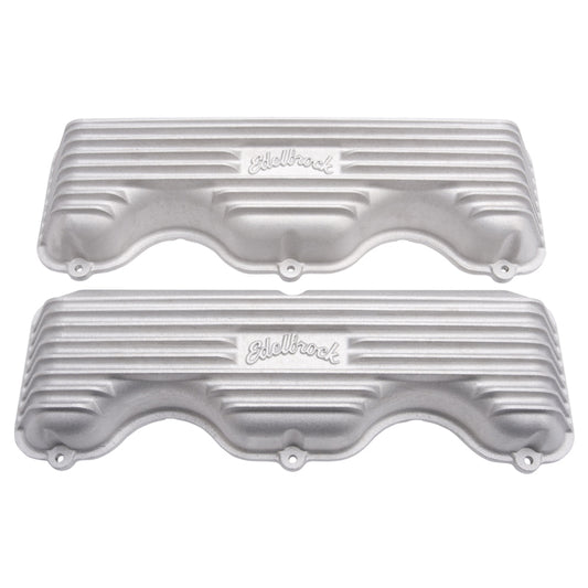 Edelbrock Valve Cover Classic Series Chevrolet W 348/409 CI V8 Satin - Burkken Auto Parts