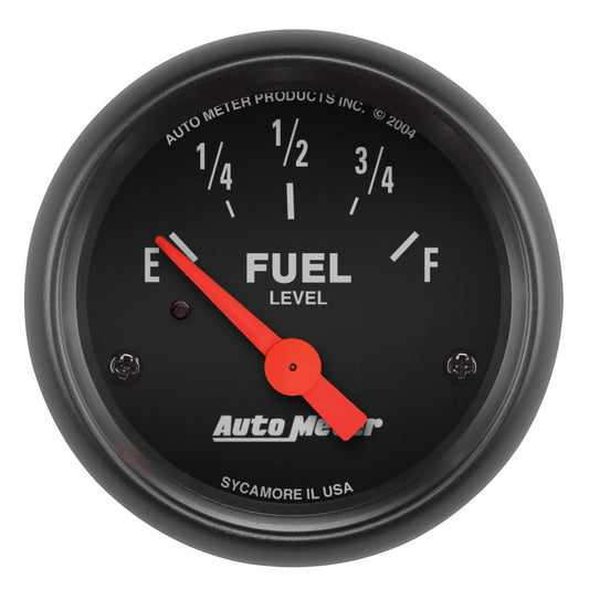 Autometer Z Series 52mm 0 Empty / 30 Full Fuel Level Gauge - Burkken Auto Parts
