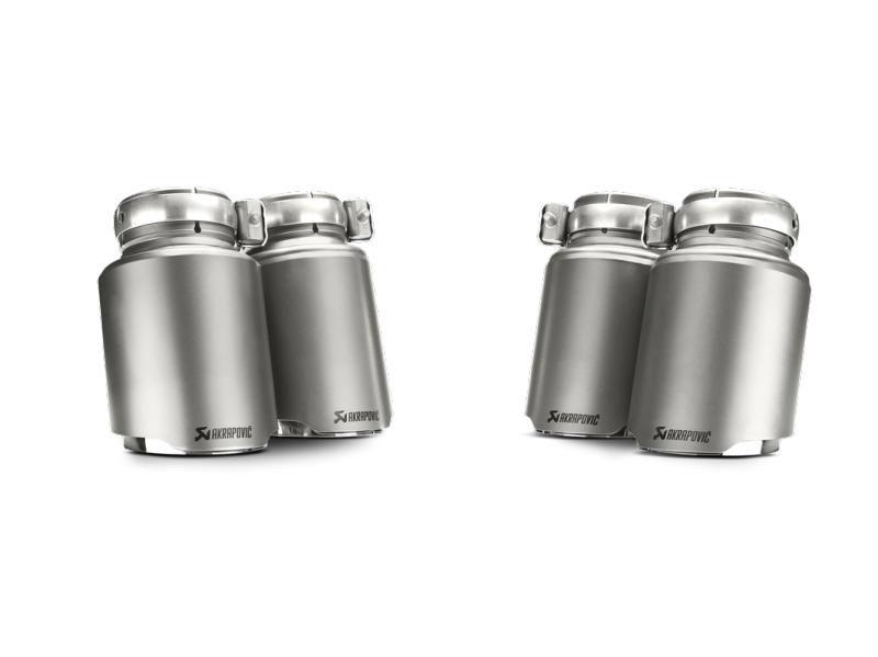 Akrapovic 14-17 BMW M3/M4 (F80/F82) Tail Pipe Set (Titanium) - Burkken Auto Parts