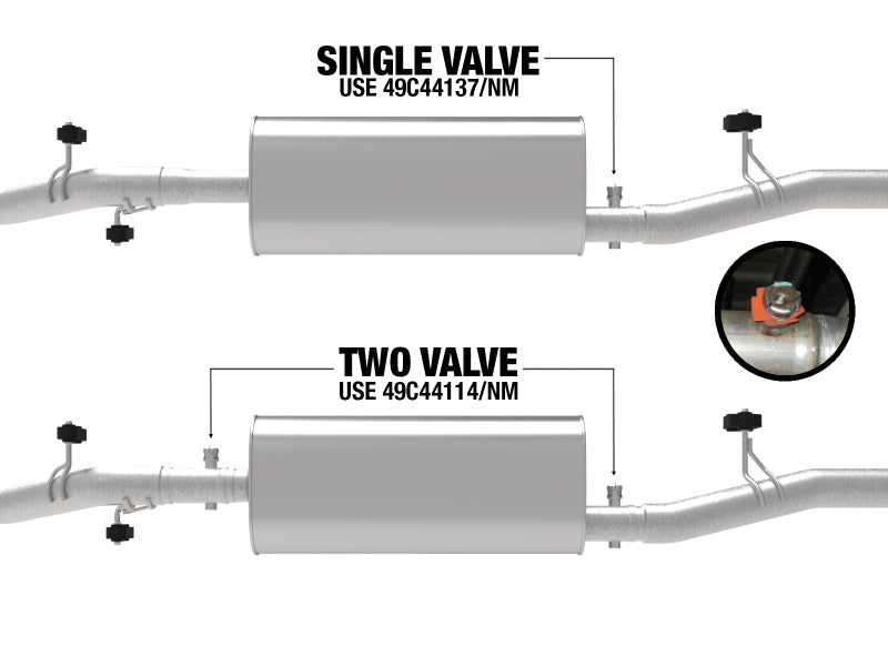 aFe 20-21 GM Trucks (V8-6.2L) 409 Stainless Steel Muffler Upgrade Pipe - Burkken Auto Parts