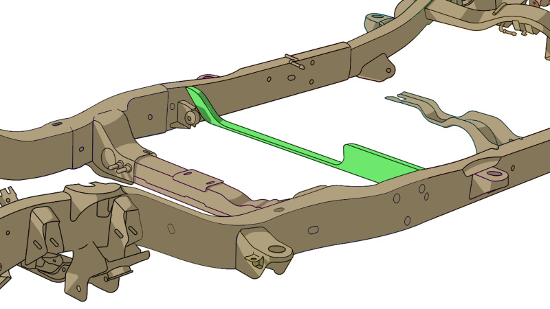Rustbuster Front Frame Support Crossmember