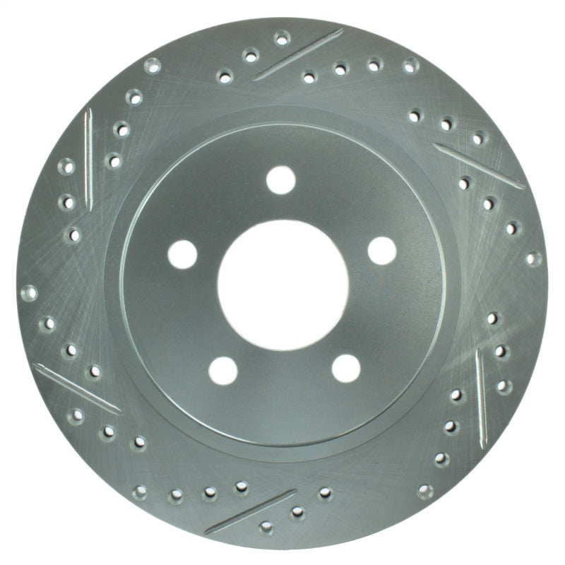 StopTech Select Sport 05-10 Ford Mustang GT Slotted and Drilled Rear Right Rotor - Burkken Auto Parts
