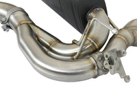 aFe MACH Force-Xp 2-1/2in Stainless Steel Axle Back Exhaust w/CF 15-19 BMW M3/M4 (F80/82/83) - Burkken Auto Parts