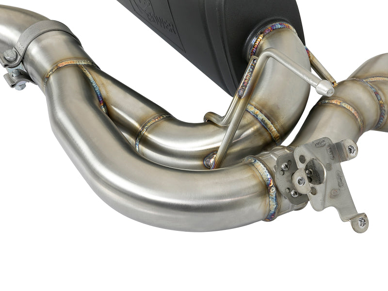 aFe MACH Force-Xp 2-1/2in SS Axle Back Exhaust w/Polished Tips 15+ BMW M3/M4 (F80/F82) L6 3.0L (tt) - Burkken Auto Parts