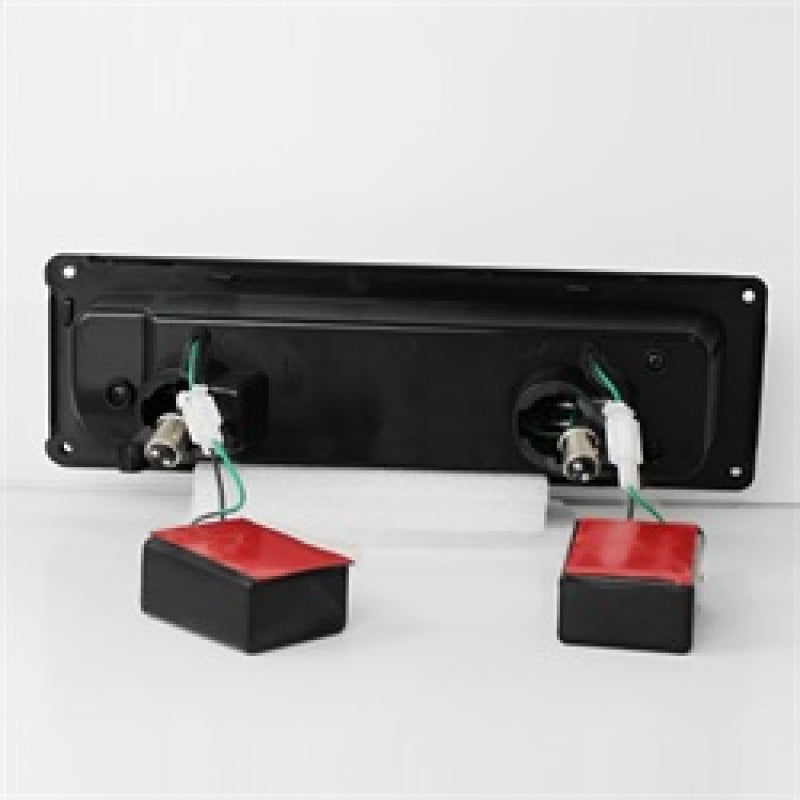 xTune 92-94 Blazer Full Size Corner/LED Bumper Headlights Smoke HD-JH-CCK88-LED-AM-SM-SET - Burkken Auto Parts