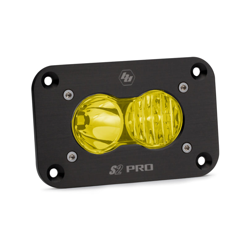Baja Designs LED Driving/Combo Amber Flush Mount S2 Pro - Burkken Auto Parts