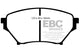 EBC 01-03 Mazda Miata MX5 1.8 (Sports Suspension) Greenstuff Front Brake Pads - Burkken Auto Parts