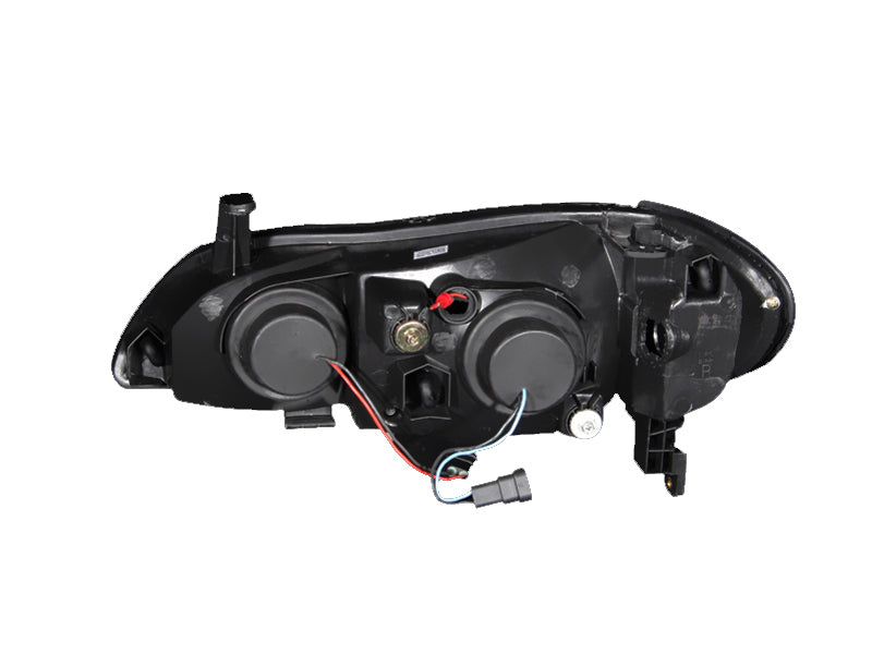 ANZO 2000-2004 Infiniti I30 Projector Headlights w/ Halo Chrome - Burkken Auto Parts