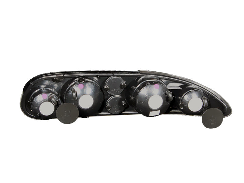 ANZO 1993-2002 Chevrolet Camaro Taillights Chrome - Burkken Auto Parts