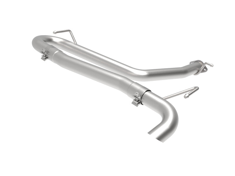 aFe Takeda 2-1/2in 304 SS Axle-Back Exhaust (No Muffler) 18-21 Hyundai Kona L4 1.6L (t) - Burkken Auto Parts