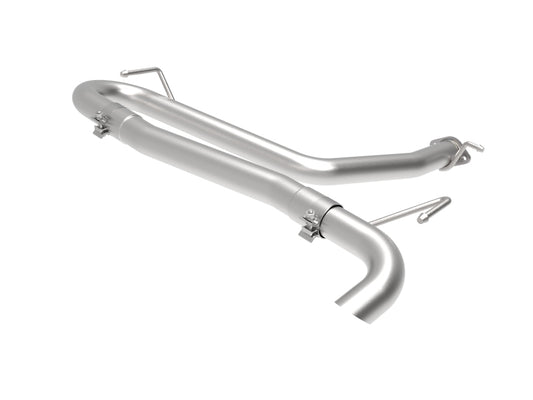 aFe Takeda 2-1/2in 304 SS Axle-Back Exhaust (No Muffler) 18-21 Hyundai Kona L4 1.6L (t) - Burkken Auto Parts