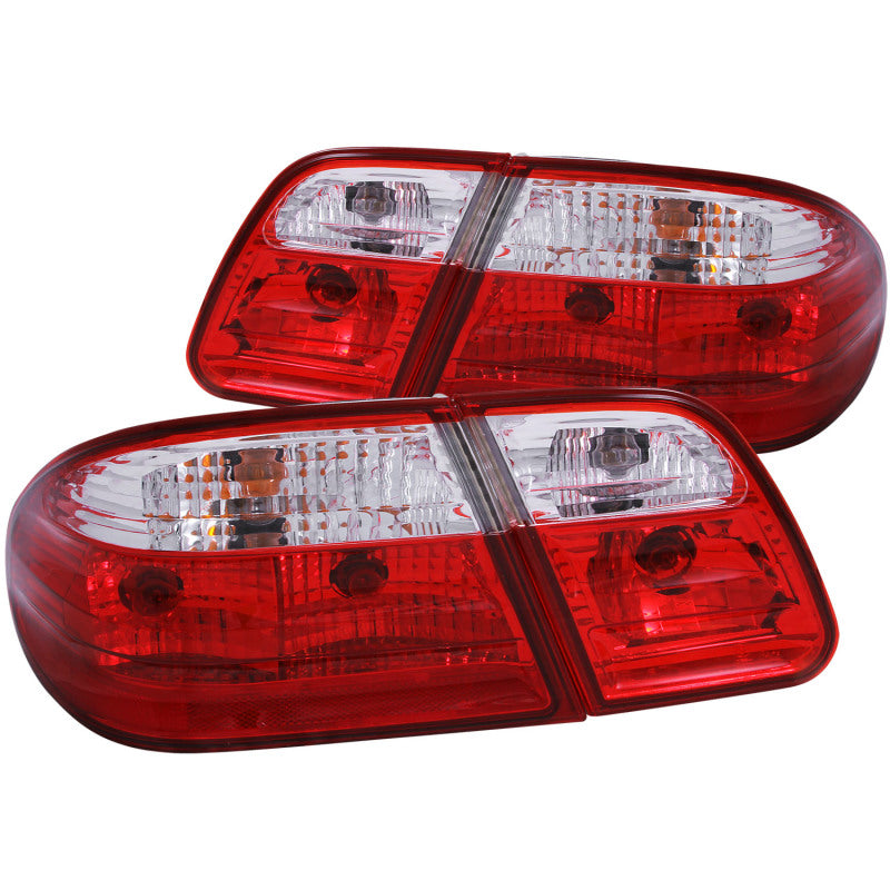 ANZO 1996-2002 Mercedes Benz E Class W210 Taillights Red/Clear G2 - Burkken Auto Parts