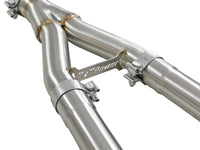 aFe Takeda 2.5in to 3in 304 SS Y-Pipe Exhaust System 16-18 Infiniti Q50/Q60 V6-3.0L (tt) - Burkken Auto Parts