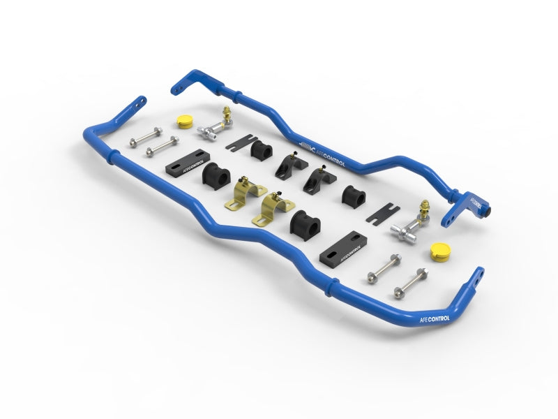 aFe 15-19 Volkswagen Golf R (MK7) L4-2.0L (t) CONTROL Series Sway Bar Set - Blue - Burkken Auto Parts
