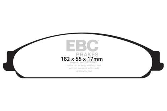 EBC 04-07 Ford Five Hundred 3.0 Greenstuff Front Brake Pads - Burkken Auto Parts