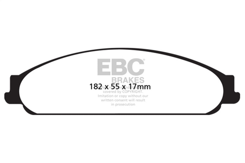 EBC 04-07 Ford Five Hundred 3.0 Redstuff Front Brake Pads - Burkken Auto Parts