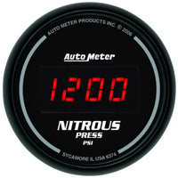 Autometer Z Series 52mm Digital 0-1600 PSI Nitrous Pressure Gauge - Burkken Auto Parts
