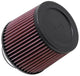 K&N Filter Universal Rubber Filter 3in Flange ID 6in Base OD 5.125in Top OD 5in Height - Burkken Auto Parts
