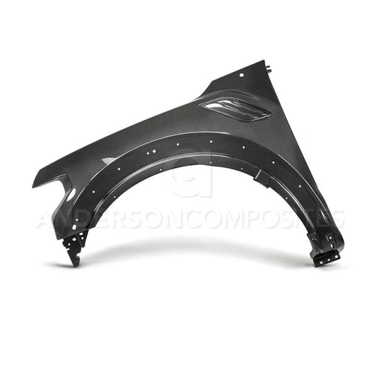 Anderson Composites 17-18 Ford Raptor Type-OE Carbon Fiber Fenders w/ Vents - Burkken Auto Parts