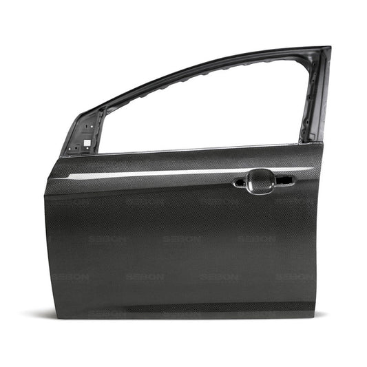 Anderson Composites 16-18 Ford Focus RS Front Carbon Fiber Doors (Pair) - Burkken Auto Parts