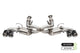 Corsa 2020-2025 Chevrolet Corvette C8 RWD 3in Valved Cat-Back w/ 4.5in Carbon Fiber Polished Tips - Burkken Auto Parts