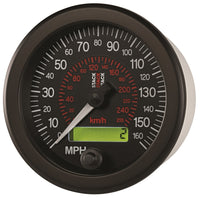 Autometer Stack Instruments 88MM 0-160 MPH / 260 KM/H Programmable Speedometer - Black - Burkken Auto Parts