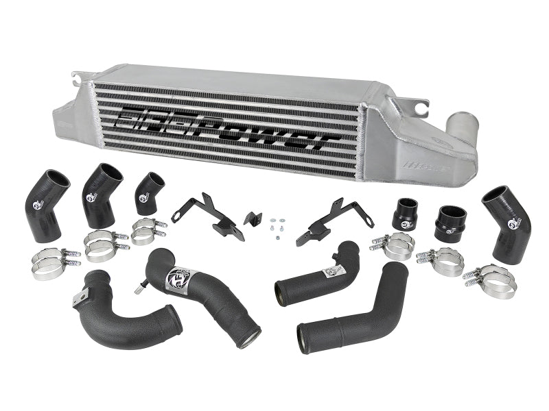 aFe BladeRunner GT Series Intercooler Package w/ Tubes Black 17-18 Fiat 124 Spider I4-1.4L (t) - Burkken Auto Parts