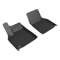 3D MAXpider 2026 Tesla Model Y Juniper Kagu 1st Row Floormat - Black - Burkken Auto Parts