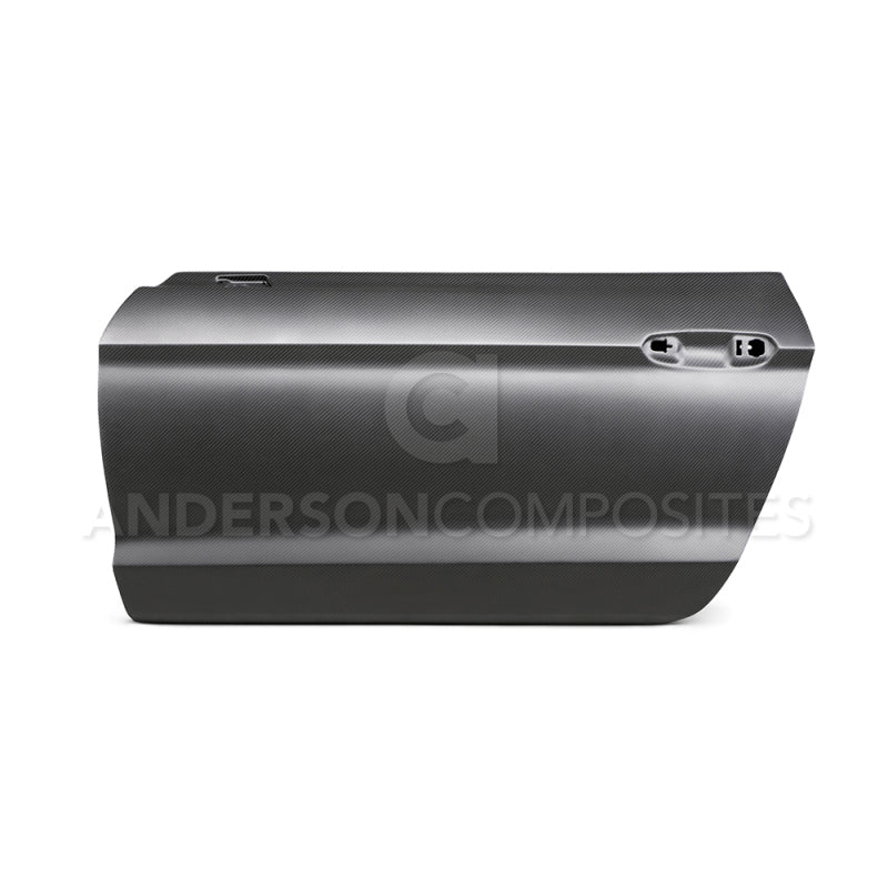 Anderson Composites 15-17 Ford Mustang Dry Carbon Doors (Pair) - Burkken Auto Parts