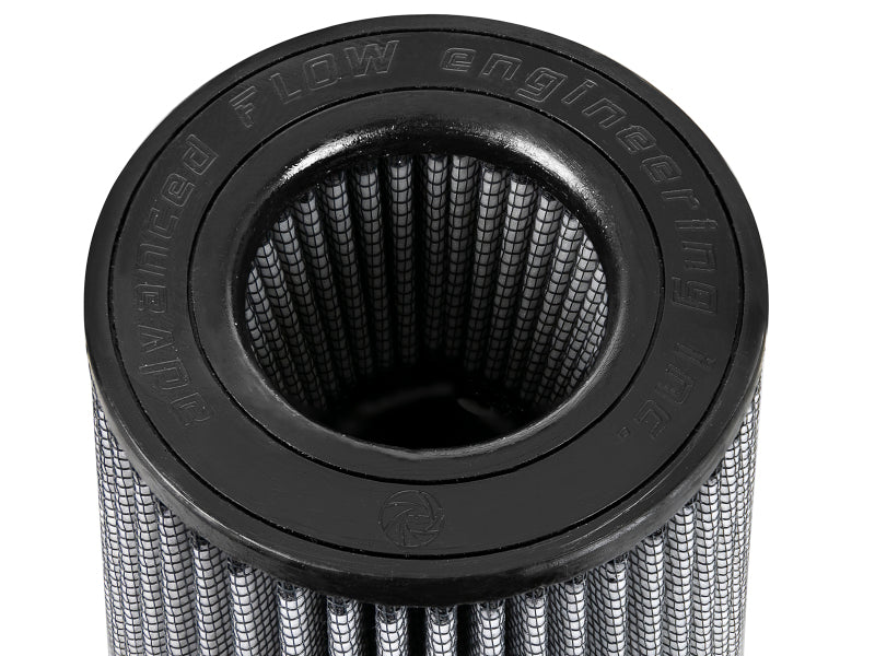 aFe MagnumFLOW Pro DRY S Universal Air Filter 3.5in F / 6in B / 4.5in T (Inv) / 9in H - Burkken Auto Parts