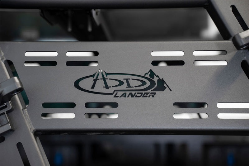 Addictive Desert Designs 2015+ Ford F-150 Overlander Chase Rack w/ 3rd Brake Light - Hammer Black - Burkken Auto Parts