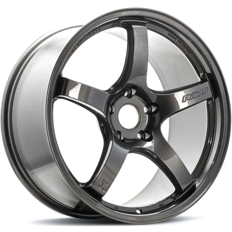 Gram Lights 57CR 18x9.5 +38 5x100 HS Gunmetallic Wheel - Burkken Auto Parts