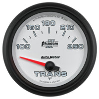 AutoMeter Gauge Transmission Temp 2-5/8in. 100-250 Deg. F Electric Phantom II - Burkken Auto Parts