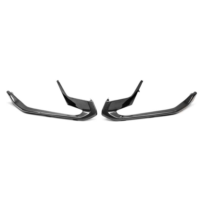 Anderson Composites 20-22 Ford Mustang Shelby GT500 Carbon Fiber Front Bumper Trim - Burkken Auto Parts