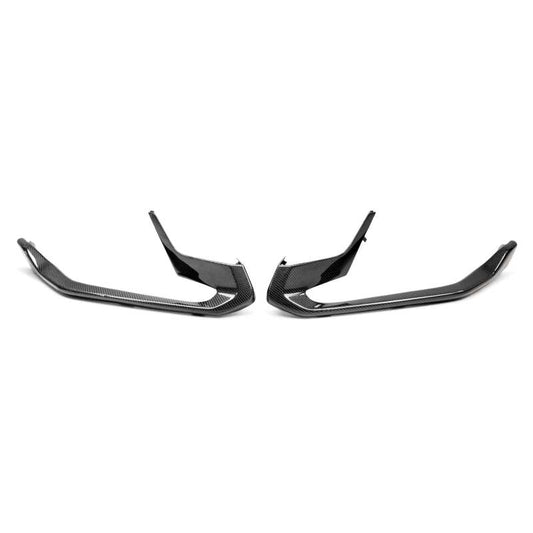 Anderson Composites 20-22 Ford Mustang Shelby GT500 Carbon Fiber Front Bumper Trim - Burkken Auto Parts
