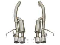 aFe MACHForce XP 3in-2 1/2in Axle Back 304SS Exhaust w/ Polished Tips 15-17 Chevy Corvette Z06 - Burkken Auto Parts
