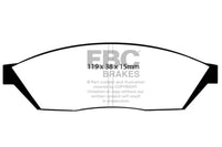 EBC 82-84 Honda Civic Hatchback 1.3 (4 Speed) Greenstuff Front Brake Pads - Burkken Auto Parts