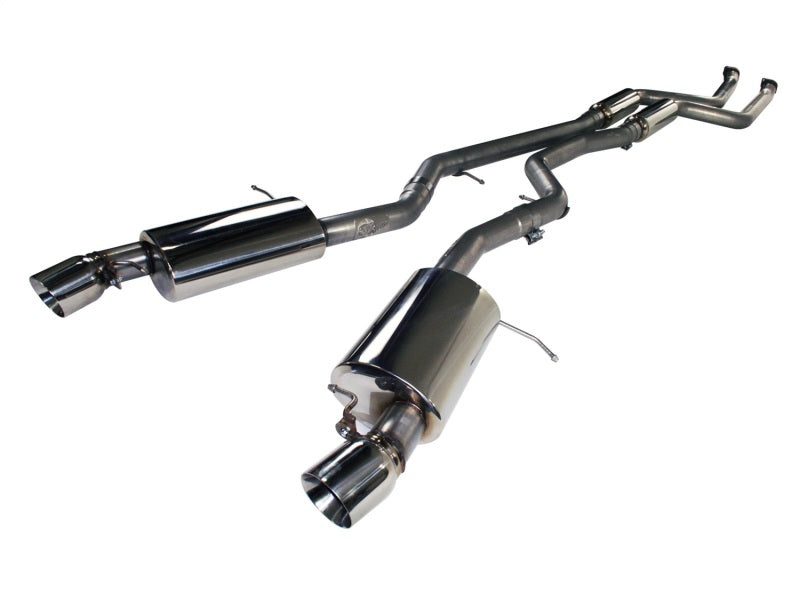 aFe MACHForce XP 11-12 BMW 335i L6-3.0L N55 E90/92 304SS 2.75in. Cat-Back Exhaust System - Burkken Auto Parts