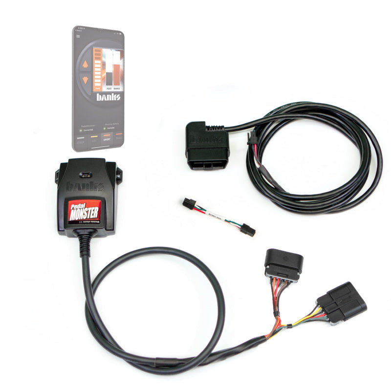 Banks Power Pedal Monster Kit (Stand-Alone) - Aptiv GT 150 - 6 Way - Use w/Phone - Burkken Auto Parts