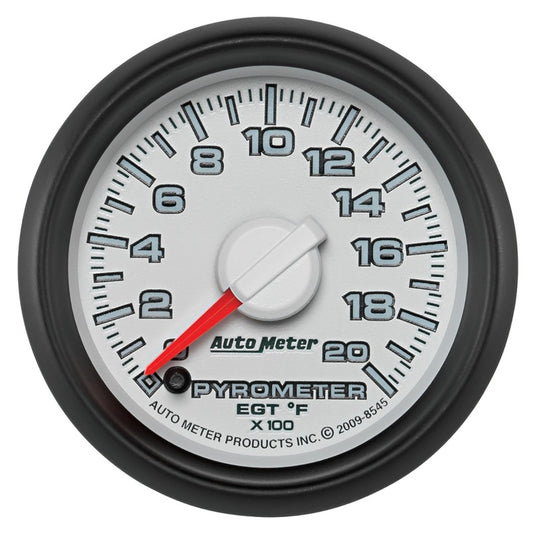 Autometer Factory Match 52.4mm Advanced Digital Stepper Motor 0-2000 Deg F Pyrometer - Burkken Auto Parts