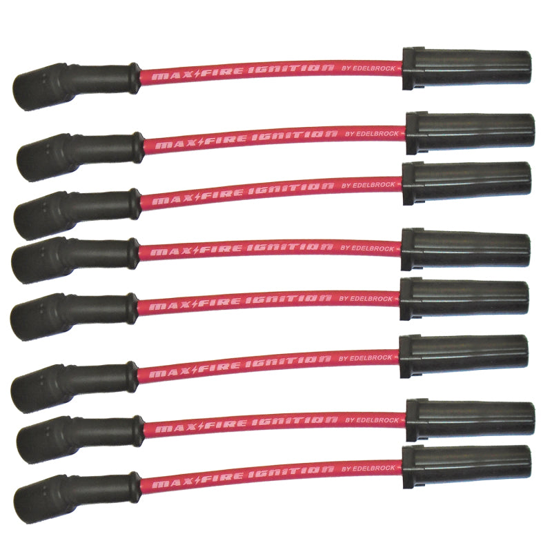 Edelbrock Spark Plug Wire Set GM LS Engines Heat Shields w/o Red Wire (Set of 8) - Burkken Auto Parts