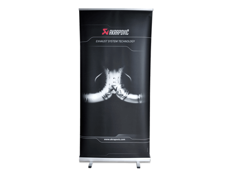Akrapovic Pull Up Banner MC and Car - Burkken Auto Parts
